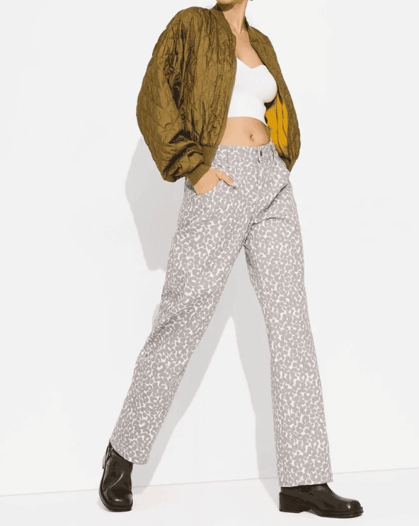 Leopard Print Target Pants