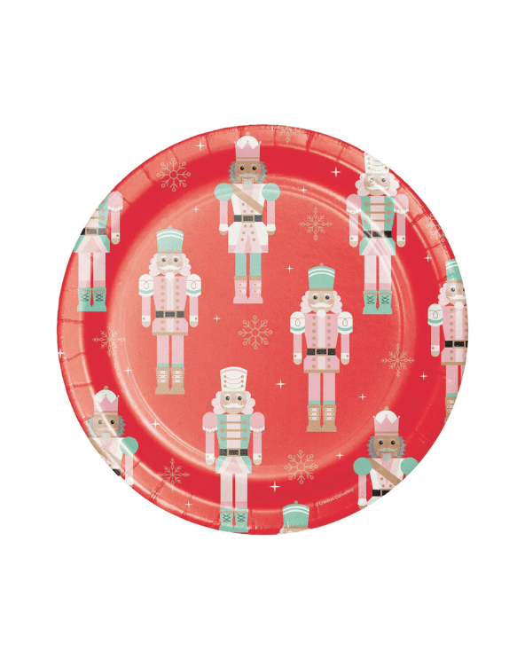 Nutcracker Round Paper Plates