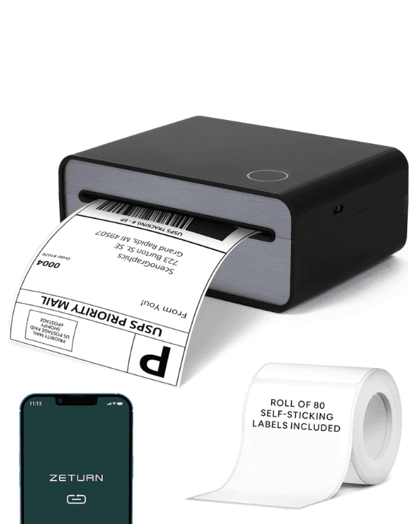 Wireless Shipping Label Printer