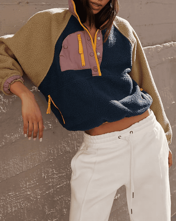 Colorblock Pullover