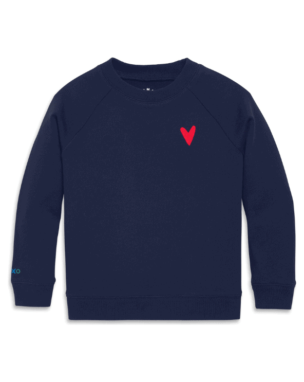 Embroidered Heart Sweatshirt