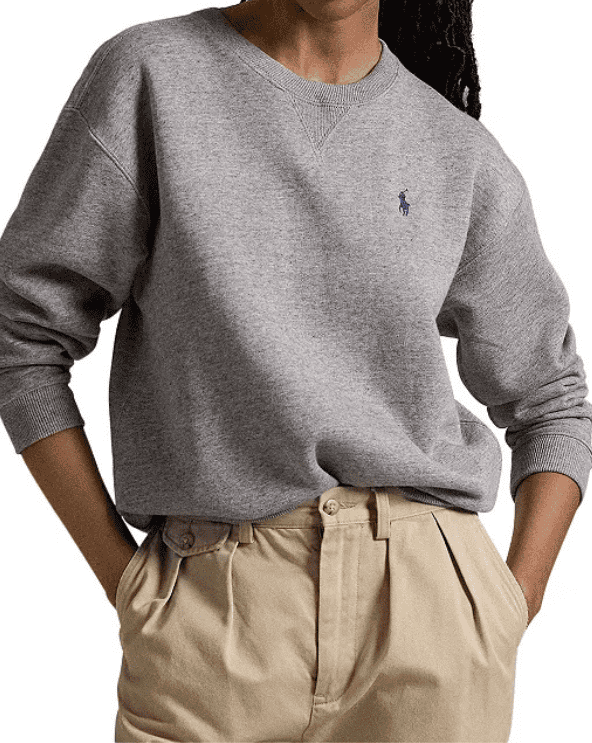 Polo Fleece Sweatshirt