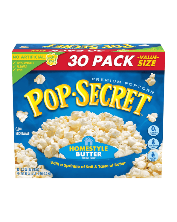 Pop Secret Popcorn 30 Pack