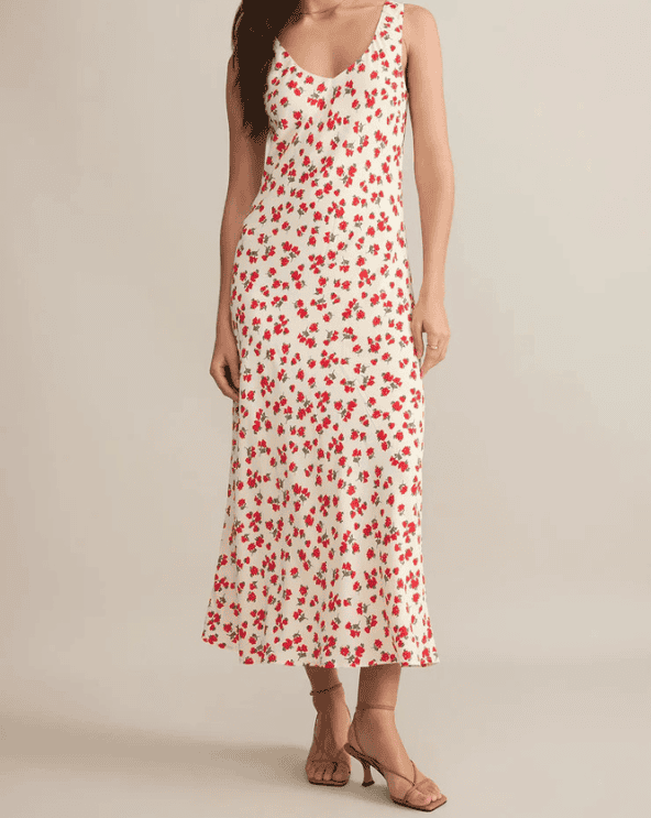 Rosa Ditsy Maxi Dress