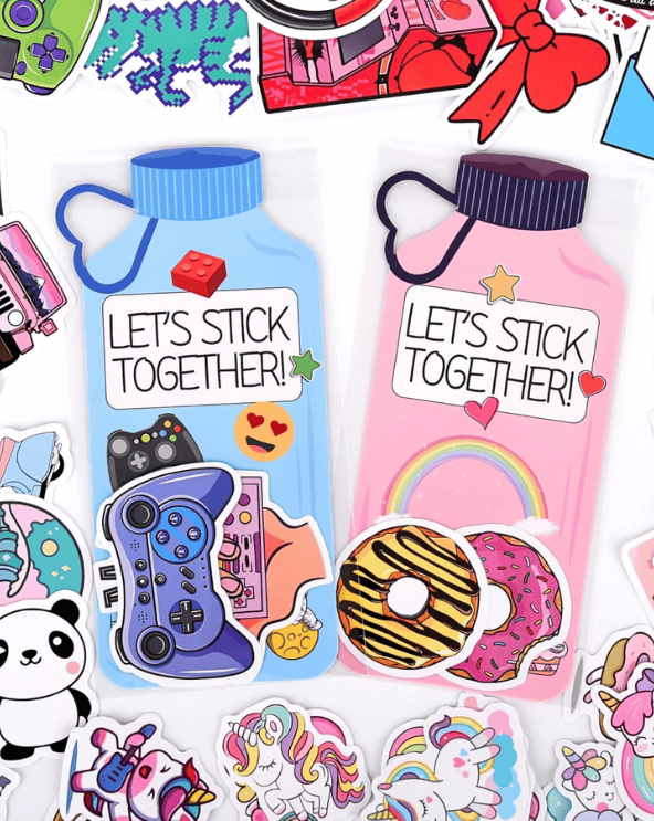 Sticker Valentines