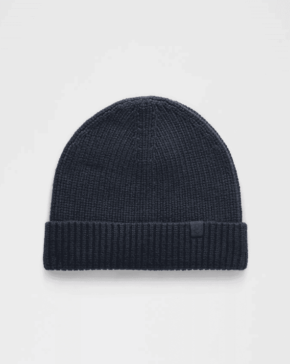 Wool-Blend Ribbed Knit Beanie