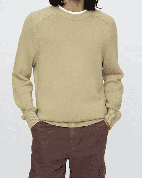 Raglan Crewneck Sweater