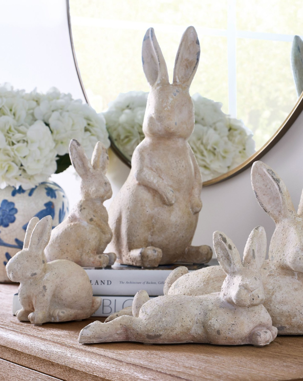 Terracotta Bunny Sculptures