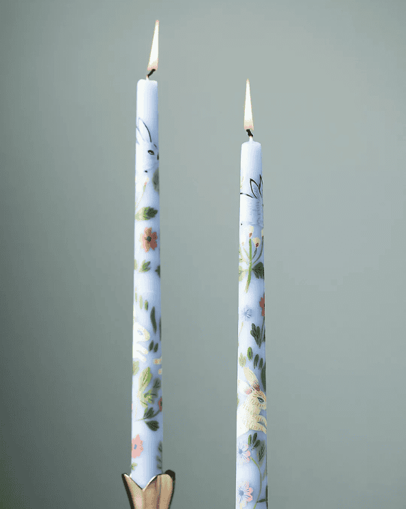 Easter Handpainted Taper Candles