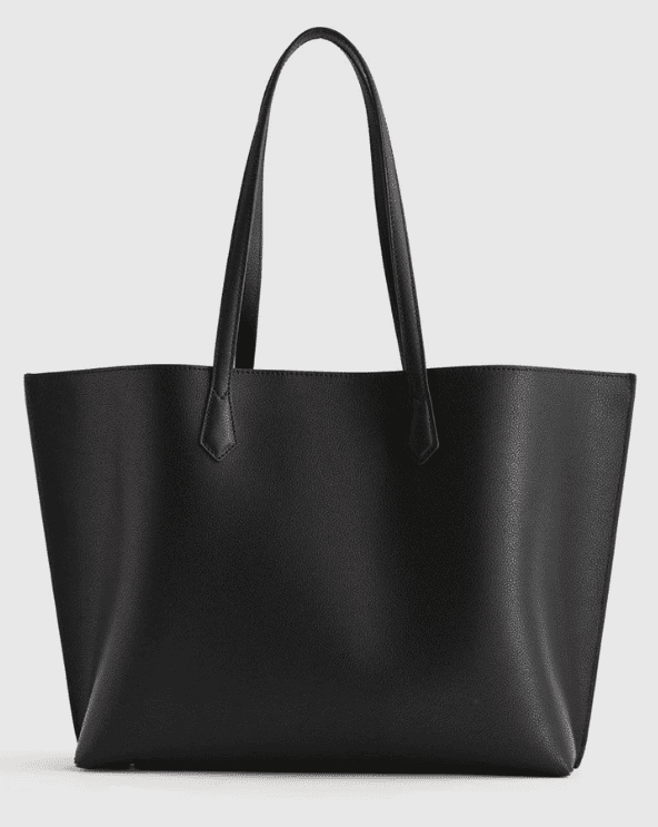 Italian Leather Shopper Tote