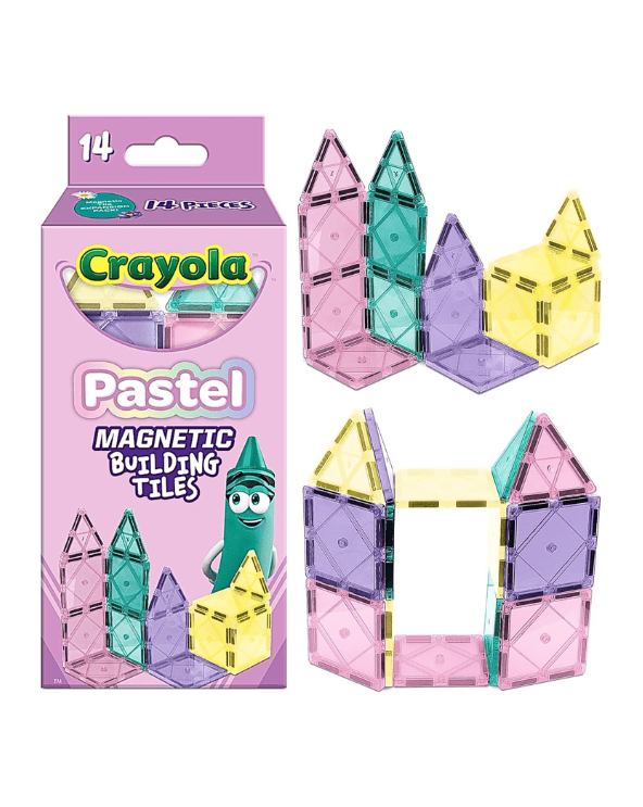 Pastel Magnetic Building Tiles