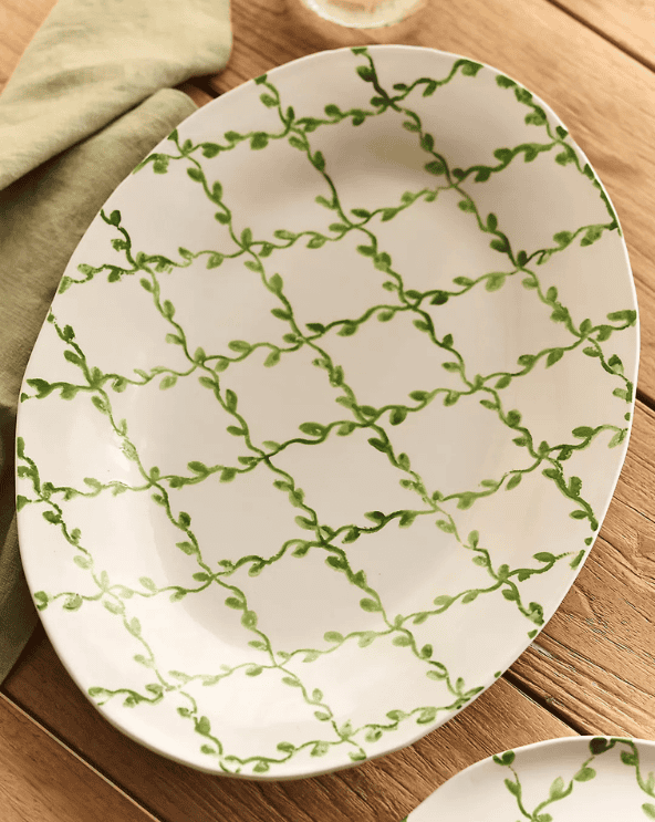 Vine Lattice Serving Platter