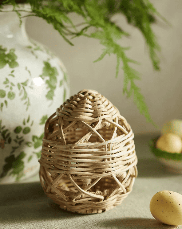 Woven Wicker Egg