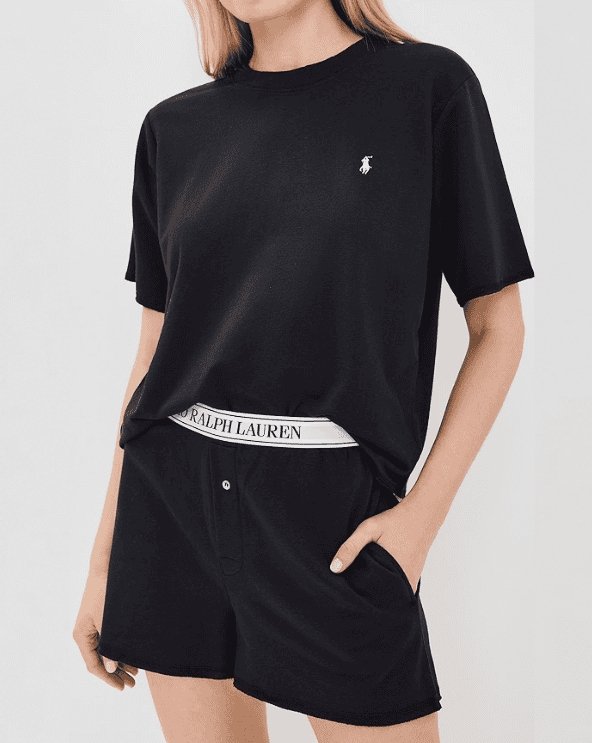 French Terry Short Sleeve Pajama Set
