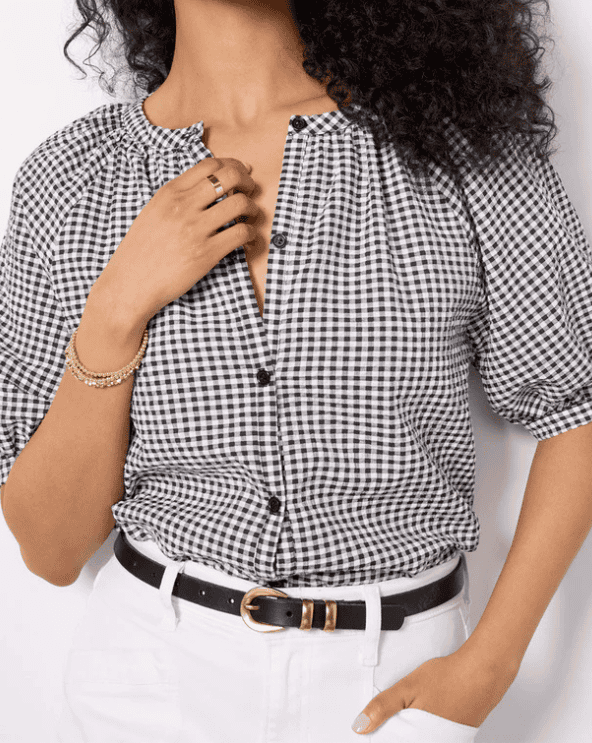 Cheyenne Gingham Top
