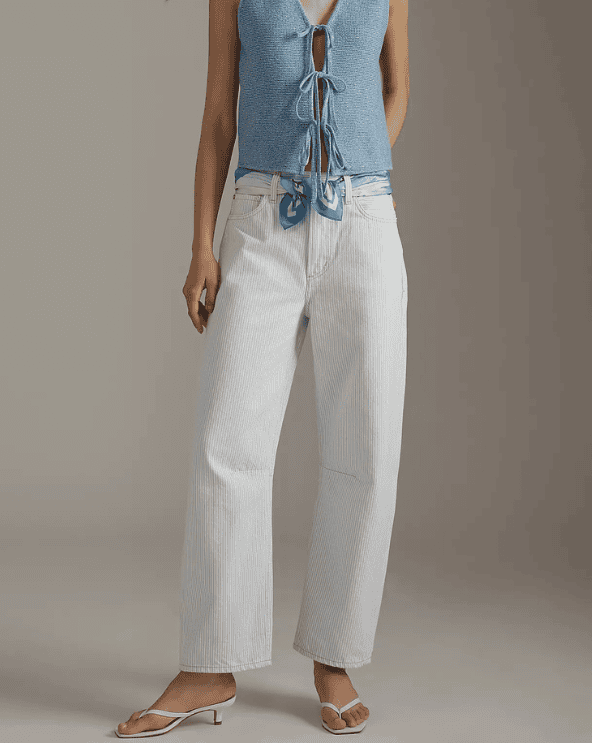 Miro High-Rise Striped Jeans