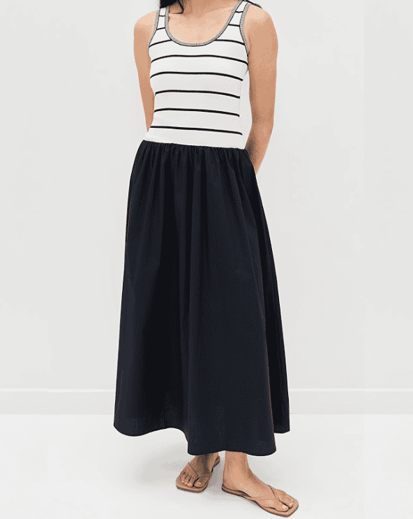 Navy Midi Dress