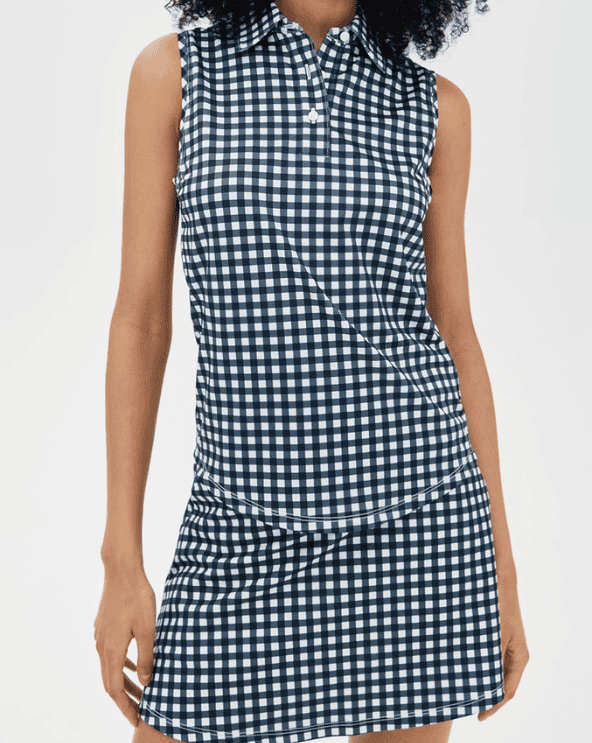 Rhone Printed Sleeveless Polo