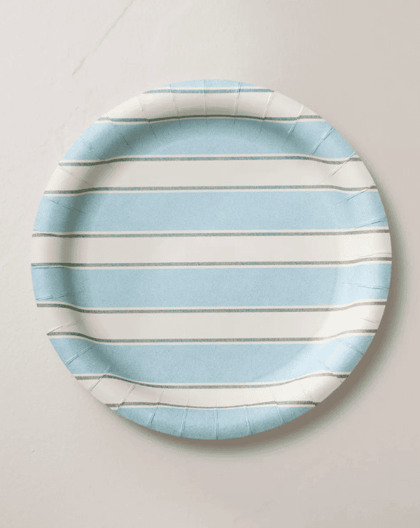 Stripe Paper Plates