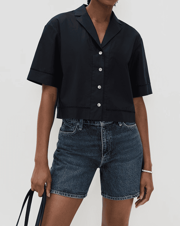 Boxy Lapel Shirt