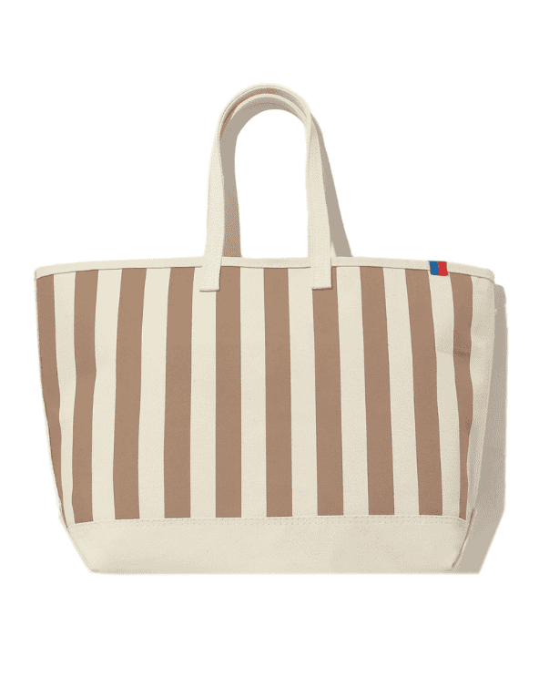 Over the Shoulder All Over Striped Tote