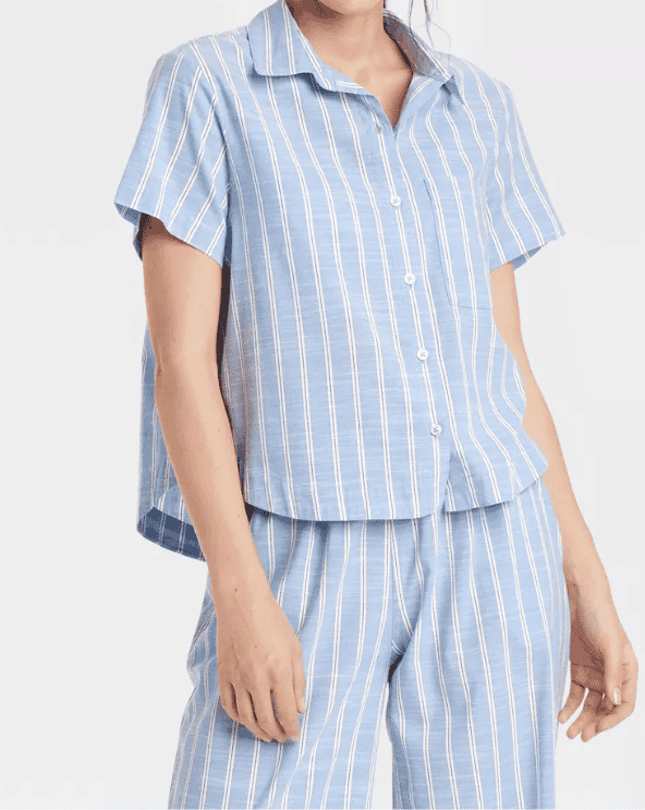 Short Sleeve Pajama Shirt
