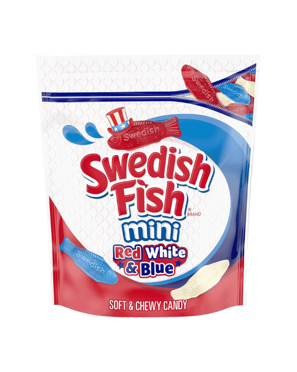Swedish Fish Mini Red, White & Blue