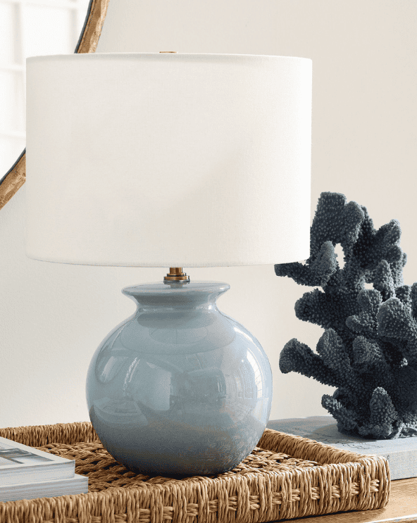 Ceramic Globe Table Lamp