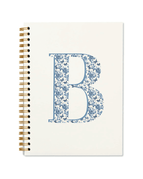 Floral Initial Notebook