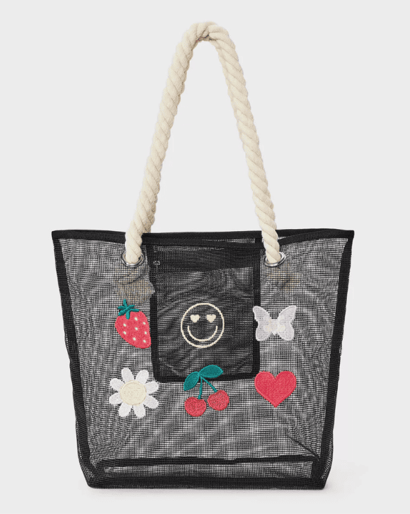 Mesh Icon Swim Tote