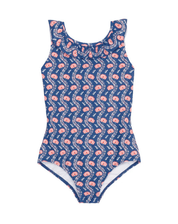 Ruffle Collar One Piece