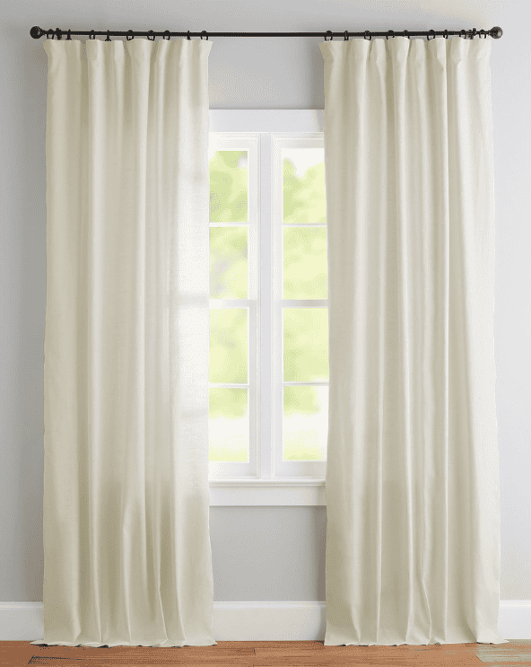 Custom Emery Linen Blackout Curtain