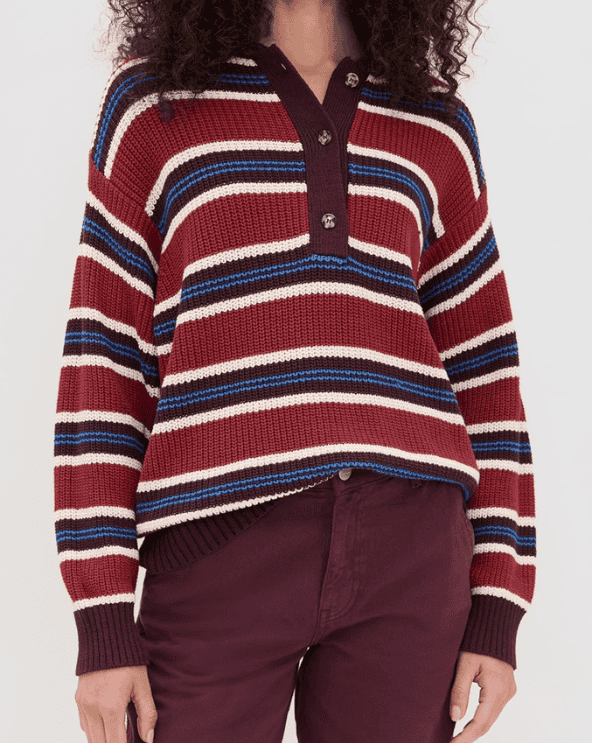 Ilona Striped Rugby Jumper