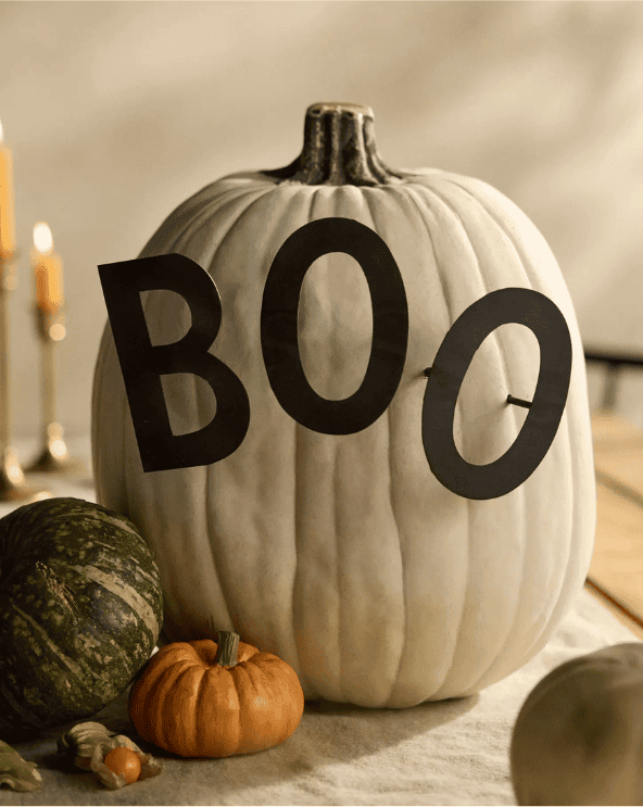 BOO Pumpkin Stake Set