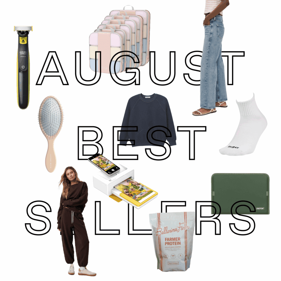 August Best Sellers