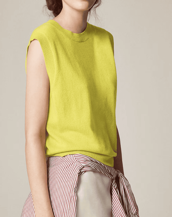 Cashmere Relaxed Sweater-Vest