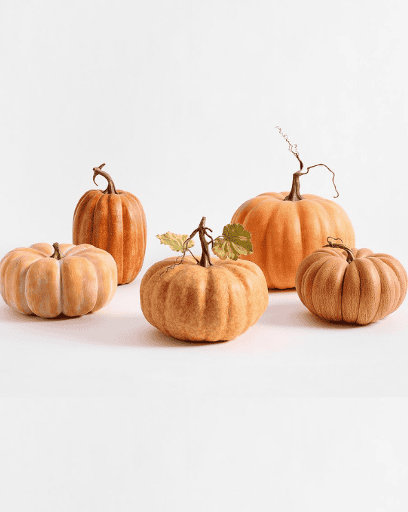 Faux Pumpkins & Gourds