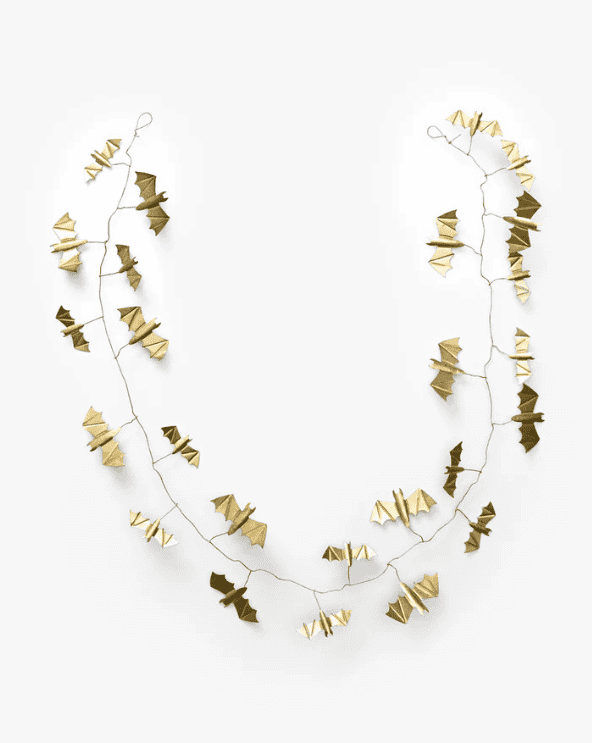 Gold Metal Bats Garland