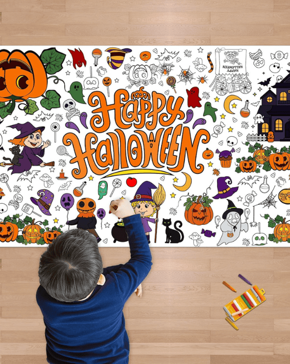 Halloween Giant Coloring Poster