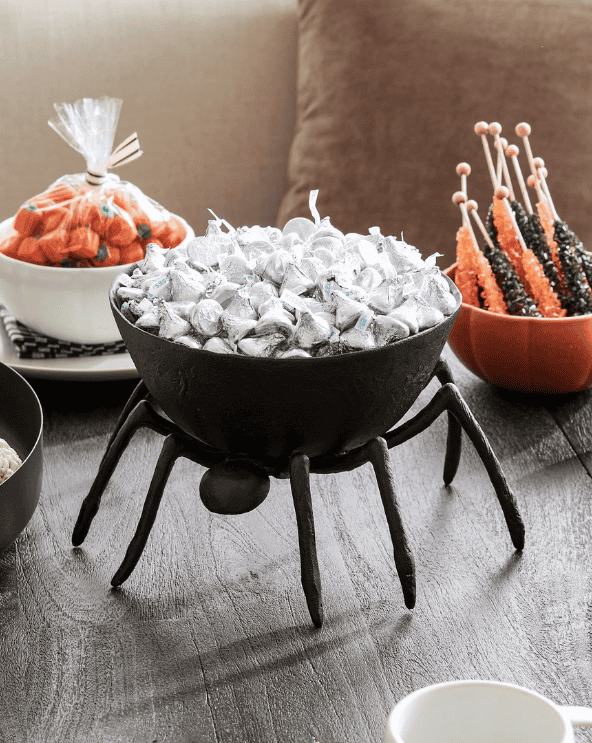 Spider Metal Candy Bowl