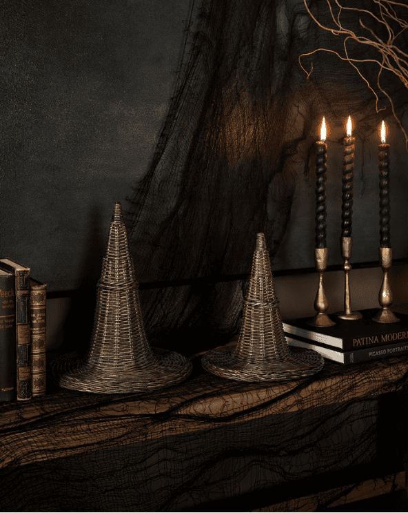 Wicker Witch Hats