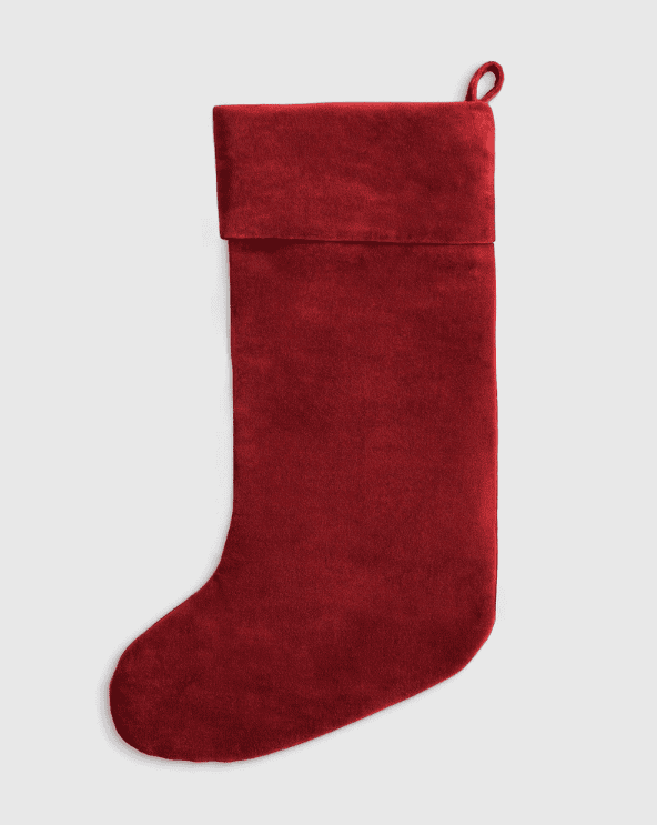 Cotton Velvet Stocking