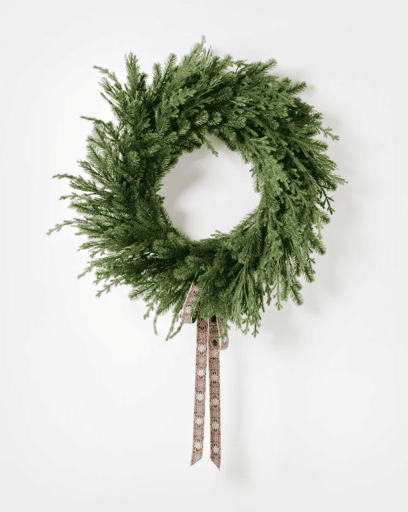 Fresh Cut Pine Holiday Wreath
