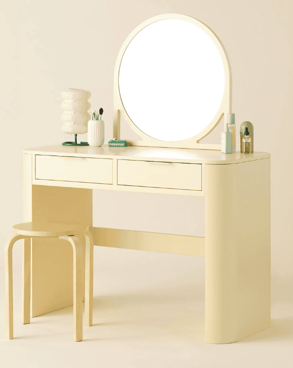 Kane Wood Mirror Vanity