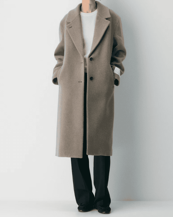 Soft Wool Cashmere Coat