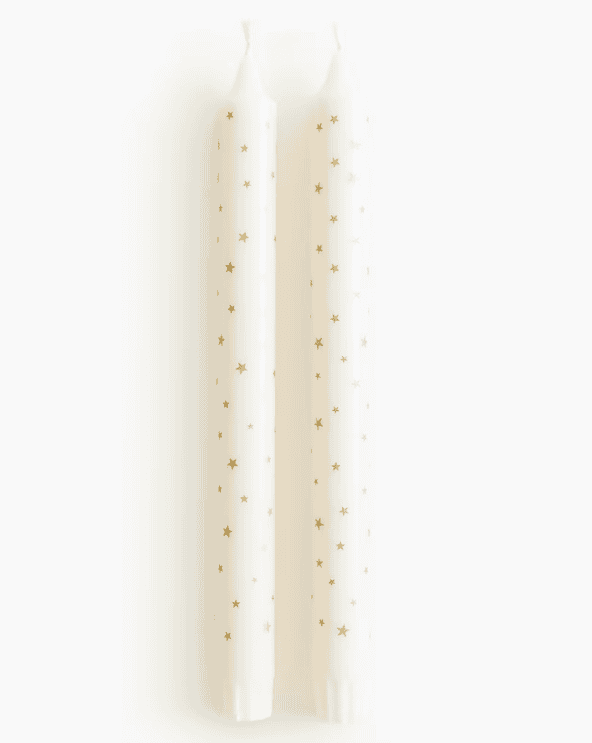 Star Patterned Candles