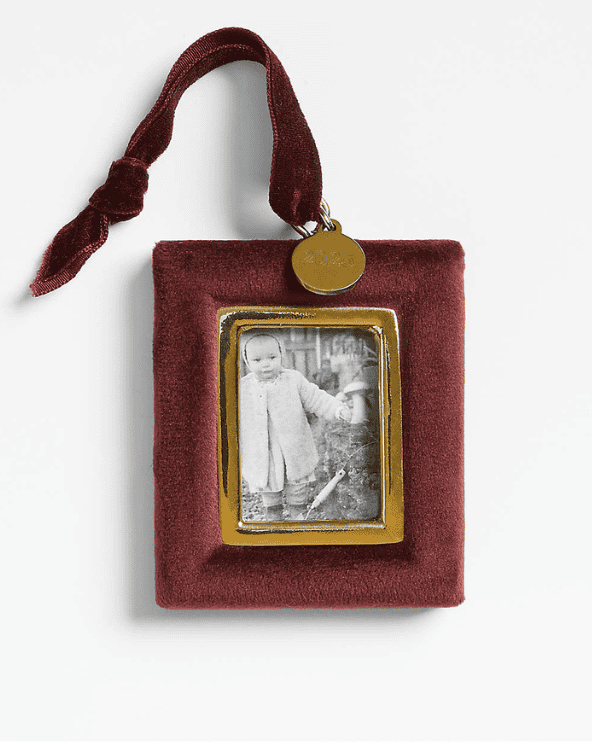 Velvet Photo Frame Ornament
