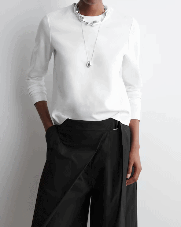 White Long Sleeve T-Shirt