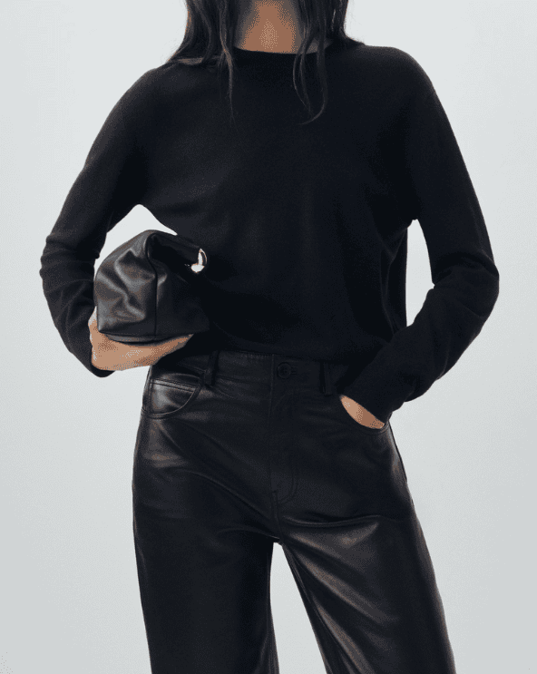 Wool Fine-Knit Sweater