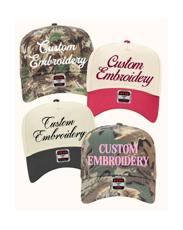 Custom Embroidered Trucker Hat